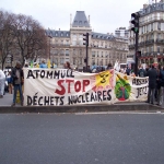 Manifestation contre le nuclaire  Paris le 17 janvier 2003 photo n7 